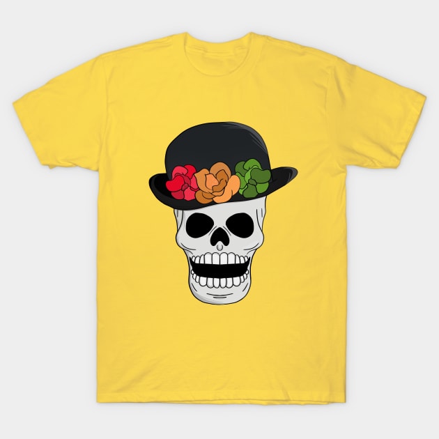 Skull Retro Vintage T-Shirt by DiegoCarvalho